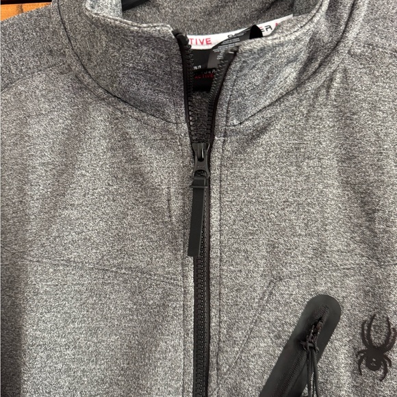 Spyder Active Men’s XL Full Zip Jacket Grey NEW with Tags - Picture 5 of 14